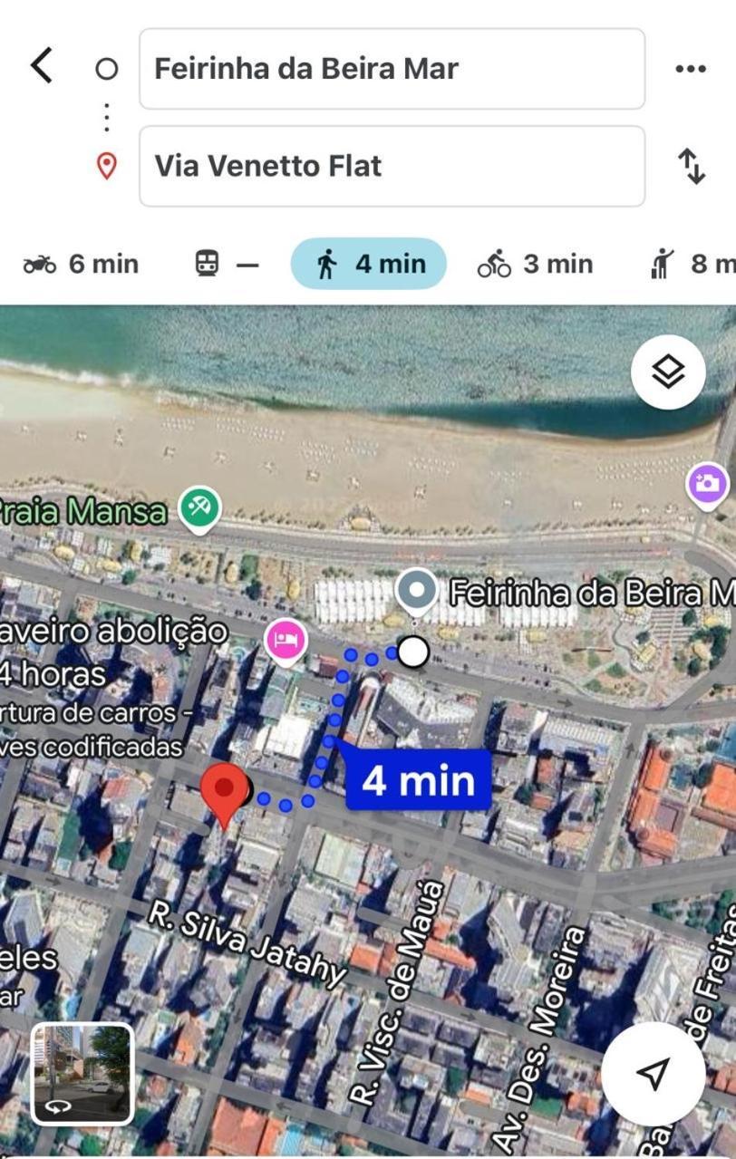 Via Venetto Flat Aparthotel Φορταλέζα Εξωτερικό φωτογραφία